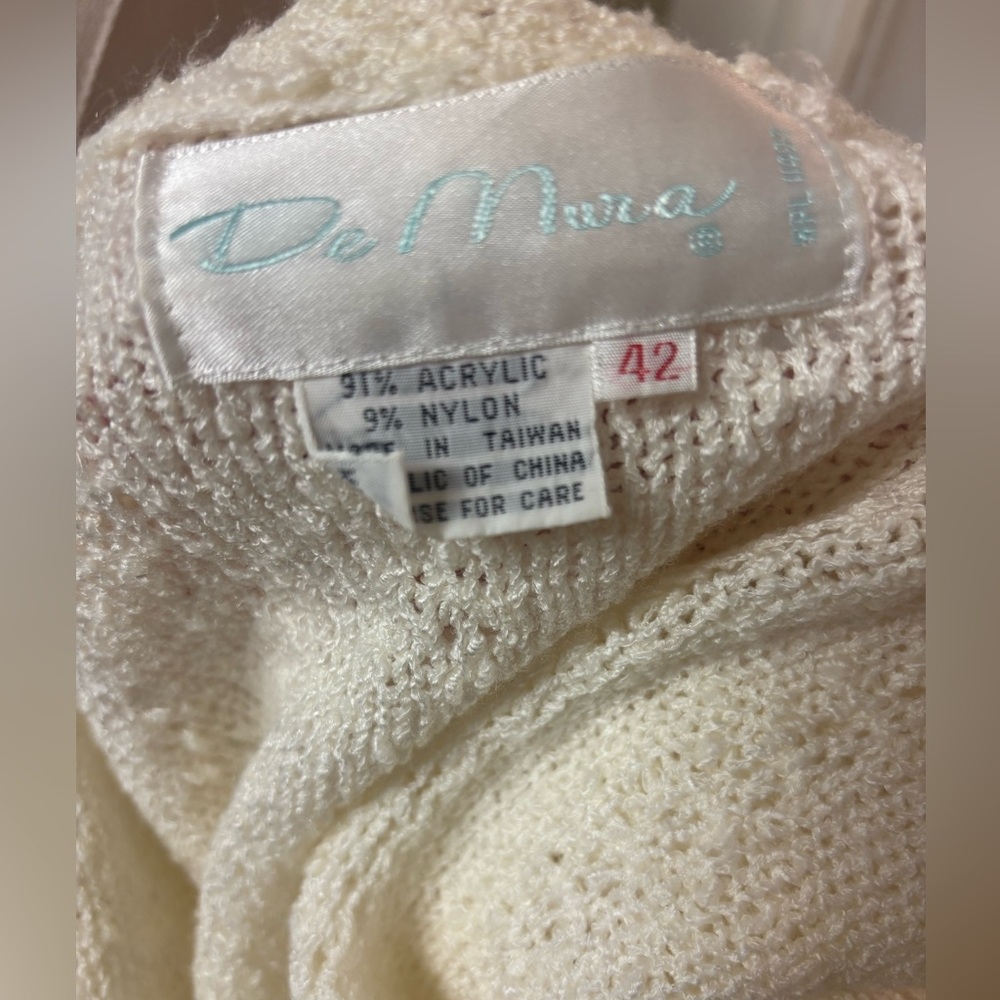 Vintage knit De Mura Cardigan - Picture 5 of 6